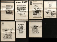 6d0432 LOT OF 7 UNCUT PRESSBOOKS 1960s-1970s advertising a variety of different movies!