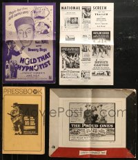 6d0437 LOT OF 4 PRESSBOOKS 1950s-1960s advertising a variety of different movies!