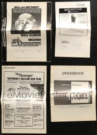 6d0435 LOT OF 4 UNCUT PRESSBOOKS 1970s-1980s advertising a variety of different movies!