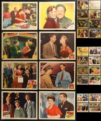 6d0362 LOT OF 28 MGM LOBBY CARDS 1940s-1960s complete & incomplete sets from a variety of movies!