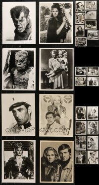 6d0733 LOT OF 28 8X10 REPRO PHOTOS 1980s great portraits of top stars from classic movies!