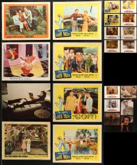 6d0370 LOT OF 22 LOBBY CARDS 1960s-1980s incomplete sets from a variety of different movies!