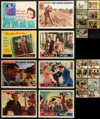 6d0369 LOT OF 23 LOBBY CARDS 1950s-1960s incomplete sets from a variety of different movies!