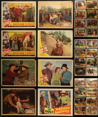 6d0357 LOT OF 31 COWBOY WESTERN LOBBY CARDS 1930s-1950s incomplete sets from several movies!