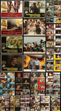 6d0308 LOT OF 143 MOSTLY 1970S-1990s LOBBY CARDS 1970s-1990s incomplete sets from a variety of movies!