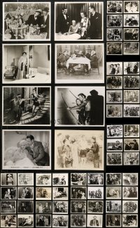 6d0717 LOT OF 70 8X10 REPRO PHOTOS 1980s great scenes from a variety of classic Hollywood movies!