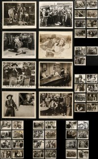 6d0588 LOT OF 67 COWBOY WESTERN 8X10 STILLS 1940s-1960s great scenes from a variety of movies!