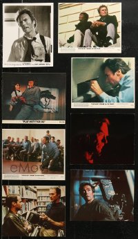 6d0679 LOT OF 8 CLINT EASTWOOD COLOR AND BLACK & WHITE 8X10 STILLS 1970s-1980s great movie scenes!