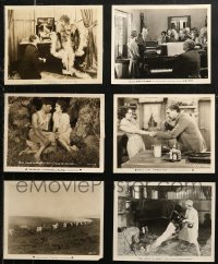 6d0686 LOT OF 6 8X10 STILLS 1920s-1930s great scenes from a variety of different movies!