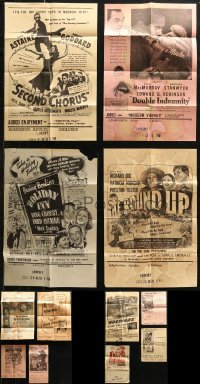 6d0708 LOT OF 12 LOCAL THEATER HERALDS 1930s-1940s great images from a variety of movies!