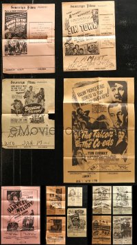 6d0709 LOT OF 13 LOCAL THEATER HERALDS 1940s great images from a variety of different movies!