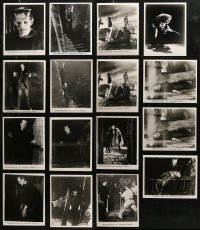 6d0739 LOT OF 21 FRANKENSTEIN 8X10 REPRO PHOTOS 1980s Boris Karloff as the monster!