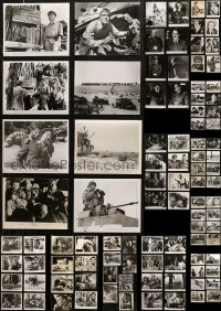 6d0547 LOT OF 126 WAR 8X10 STILLS 1950s-1980s great scenes from a variety of different movies!