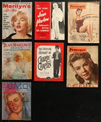 6d0511 LOT OF 7 MOVIE MAGAZINES 1950s-1960s filled with great images & articles!