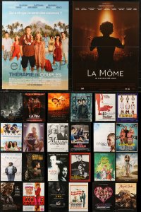 6d0808 LOT OF 30 FORMERLY FOLDED 15X21 FRENCH POSTERS 1980s-2010s a variety of movie images!