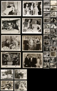 6d0633 LOT OF 36 TV RE-RELEASE AND RE-STRIKE 8X10 STILLS 1970s-1980s a variety of movie scenes!