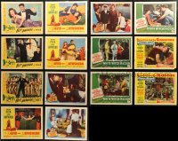 6d0382 LOT OF 14 LOBBY CARDS FROM SUSAN HAYWARD MOVIES 1940s-1950s incomplete sets from her movies!