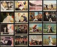 6d0656 LOT OF 16 COLOR 8X10 STILLS AND MINI LOBBY CARDS 1950s-1970s scenes from a variety of movies!