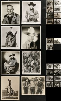 6d0643 LOT OF 27 B WESTERN TV AND VIDEO RE-RELEASE 8X10 STILLS 1960s-1970s portraits & scenes!