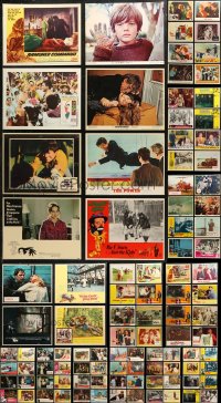 6d0304 LOT OF 156 1960S LOBBY CARDS 1960s incomplete sets from a variety of different movies!