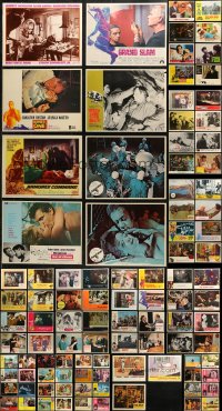 6d0315 LOT OF 131 1960S LOBBY CARDS 1960s incomplete sets from a variety of different movies!
