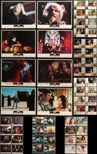 6d0332 LOT OF 64 LOBBY CARDS 1970s-1990s complete sets from a variety of different movies!