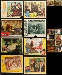 6d0375 LOT OF 18 LOBBY CARDS 1930s-1970s great scenes from a variety of different movies!