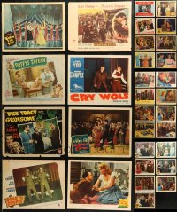 6d0358 LOT OF 31 1940S LOBBY CARDS 1940s great scenes from a variety of different movies!