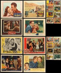 6d0363 LOT OF 28 1950S LOBBY CARDS 1950s great scenes from a variety of different movies!