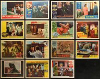 6d0381 LOT OF 15 1950S HORROR/SCI-FI LOBBY CARDS 1950s great scenes from several movies!
