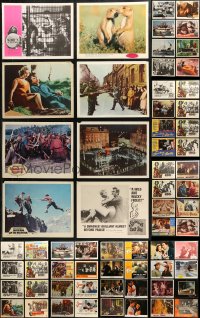 6d0328 LOT OF 79 LOBBY CARDS 1950s-1990s incomplete sets from a variety of different movies!