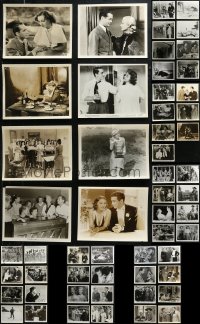6d0580 LOT OF 71 MOSTLY 1940S-50S 8X10 STILLS 1940s-1950s great scenes from a variety of movies!