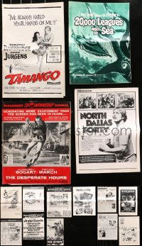 6d0428 LOT OF 15 UNCUT PRESSBOOKS 1950s-1980s advertising a variety of different movies!