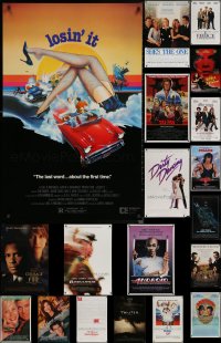 6d1023 LOT OF 20 UNFOLDED SINGLE-SIDED 27X41 AND 27X40 ONE-SHEETS 1980s-1990s cool movie images!