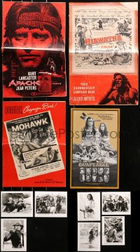 6d0145 LOT OF 15 MISCELLANEOUS ITEMS FROM MOVIES WITH NATIVE AMERICANS 1950s-1990s cool images!