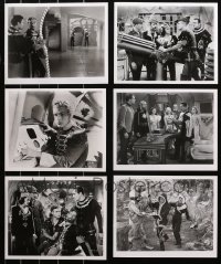 6d0761 LOT OF 6 FLASH GORDON CONQUERS THE UNIVERSE 8X10 REPRO PHOTOS 1940 Buster Crabbe!