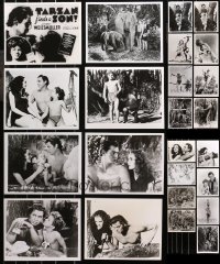 6d0734 LOT OF 24 TARZAN FINDS A SON 8X10 REPRO PHOTOS 1980s Johnny Weissmuller, Maureen O'Sullivan