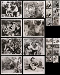 6d0737 LOT OF 22 TARZAN & THE SHE-DEVIL 8X10 REPRO PHOTOS 1980s Lex Barker, Joyce Mackenzie