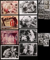 6d0741 LOT OF 20 TARZAN THE FEARLESS 8X10 REPRO PHOTOS 1980s Buster Crabbe, Julie Bishop