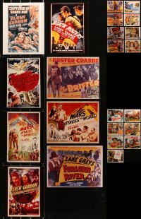 6d0736 LOT OF 23 8X10 REPRO PHOTOS FROM BUSTER CRABBE MOVIES 1980s Flash Gordon, Buck Rogers!