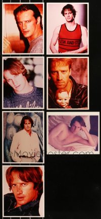 6d0758 LOT OF 7 CHRISTOPHER LAMBERT COLOR 8X10 REPRO PHOTOS 1980s great portraits of the star!