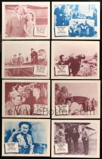6d0383 LOT OF 14 HOP HARRIGAN R57 LOBBY CARDS R1957 from several chapters!