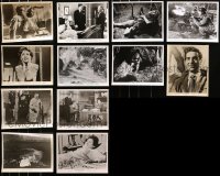 6d0667 LOT OF 12 HORROR 8X10 STILLS 1950s-1970s great scenes from a variety of scary movies!