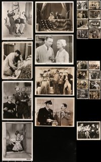 6d0635 LOT OF 33 1930S 8X10 STILLS 1930s great scenes from a variety of different movies!