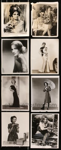 6d0658 LOT OF 15 8X10 STILLS OF PRETTY WOMEN 1930s-1990s great portraits of lovely ladies!