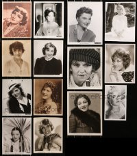6d0660 LOT OF 14 FEMALE PORTRAIT 8X10 STILLS 1920s-1970s great portraits of lovely ladies!