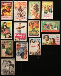 6d0693 LOT OF 13 SPANISH HERALDS 1940s-1950s great images from a variety of different movies!