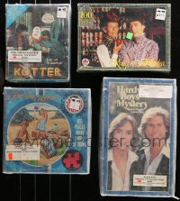 6d0159 LOT OF 4 JIGSAW PUZZLES FROM TV SERIES 1960s-1990s Welcome Back Kotter, Hardy Boys & more!