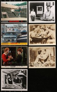 6d0683 LOT OF 7 COLOR AND BLACK & WHITE 8X10 STILLS 1950s-1980s a variety of great movie scenes!