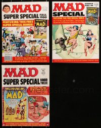 6d0539 LOT OF 3 MAD SUPER SPECIALS WITH NOSTALGIC MAD MAGAZINES 1970s-1980s #2, #5 & #8!